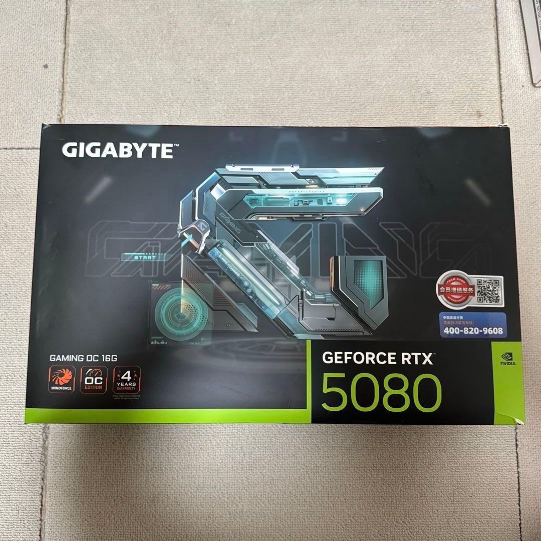 グラフィックボード・グラボ・ビデオカード GIGABYTE RTX 5080 GAMING OC 16G