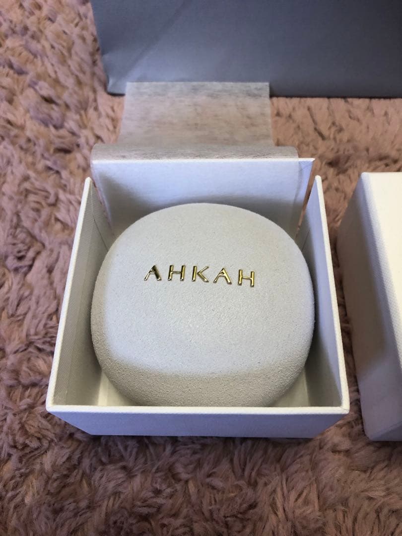 k*6様 アーカー AHKAH ルーシュ ネックレス YG K18 ダイヤモンド