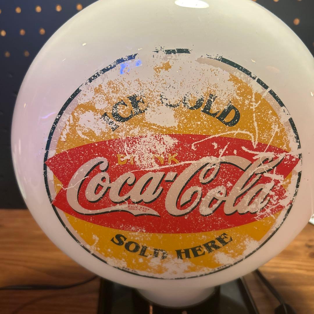 ヴィンテージ コカ・コーラ ランプ　ガソランプ
