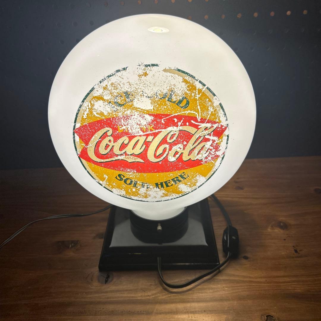 ヴィンテージ コカ・コーラ ランプ　ガソランプ
