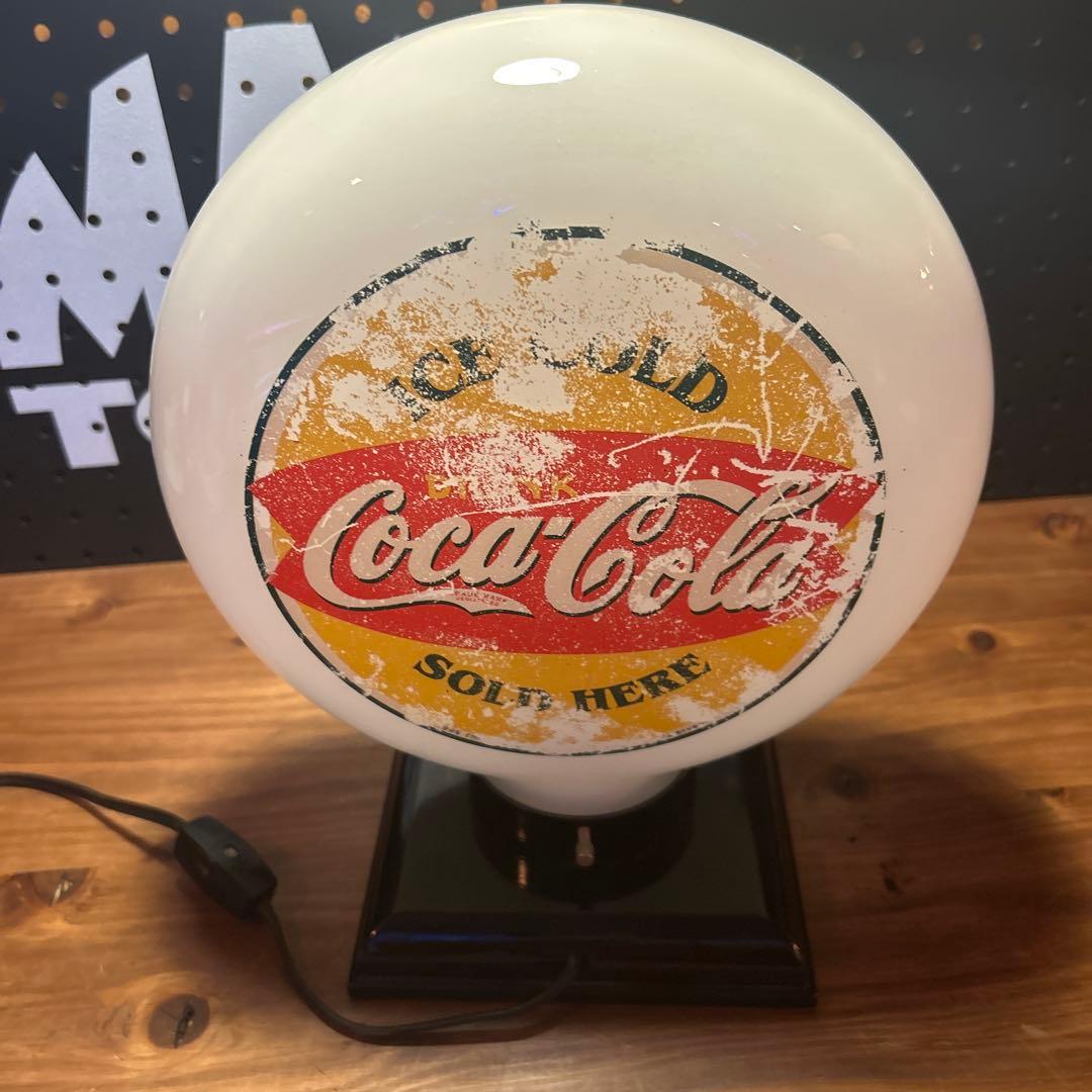 ヴィンテージ コカ・コーラ ランプ　ガソランプ