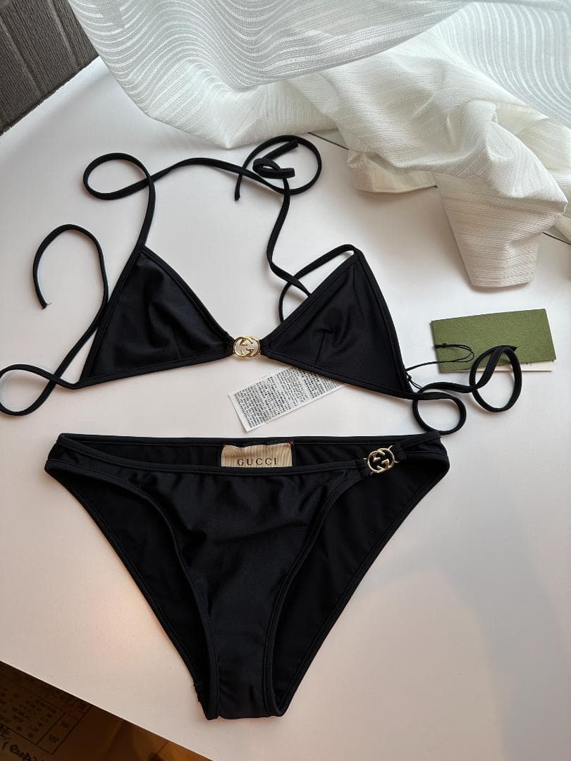 新品未使用　グッチ　ロゴ　GG ビキニ ブラック　S
