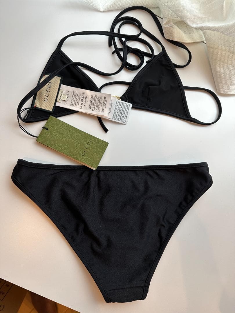 新品未使用　グッチ　ロゴ　GG ビキニ ブラック　S