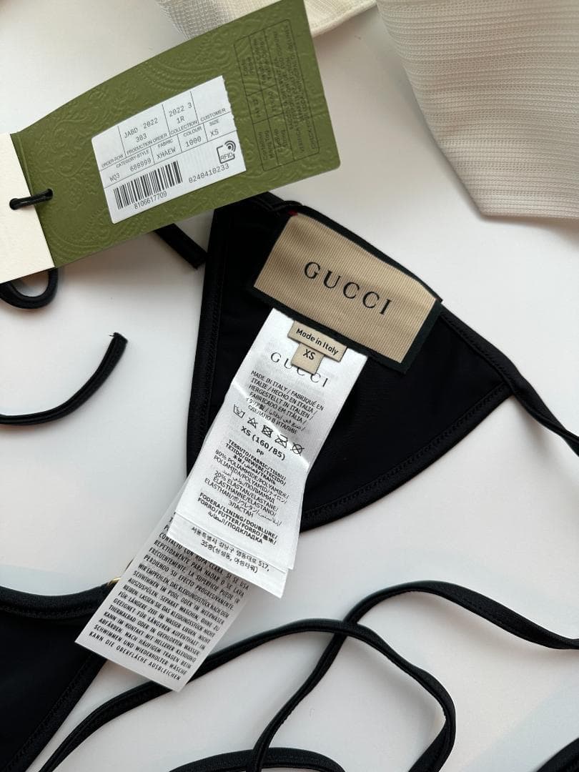 新品未使用　グッチ　ロゴ　GG ビキニ ブラック　S