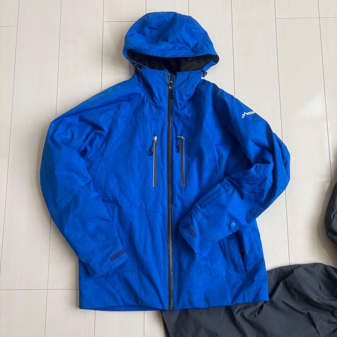 フェニックス メンズスキーウェア 上下 セット XL 180 ブルー×グレー