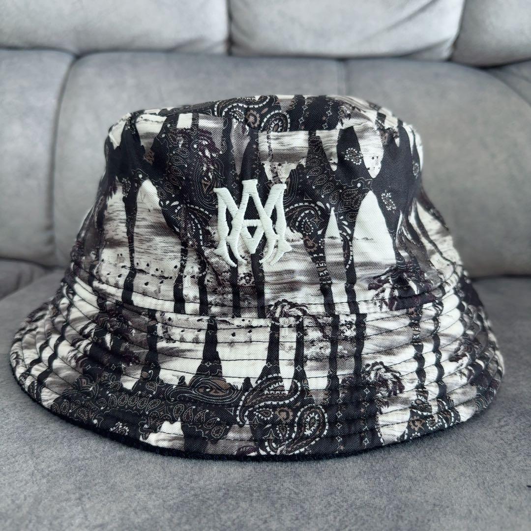 専用【新品】AMIRI アミリ リバーシブル バケットハット 黒 ユニセックス