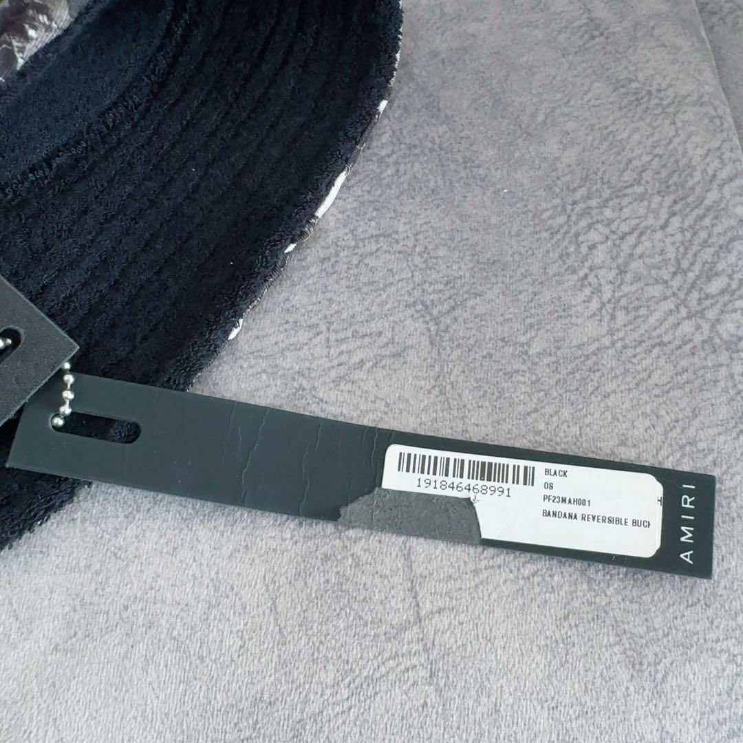 専用【新品】AMIRI アミリ リバーシブル バケットハット 黒 ユニセックス