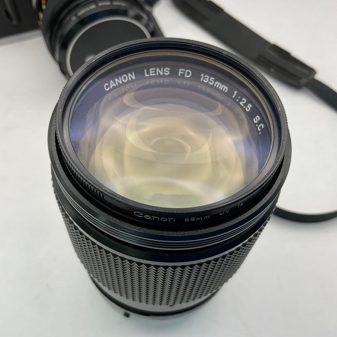 Canon AE-1 FD50mm FD135mm一眼レフカメラ　レンズセット