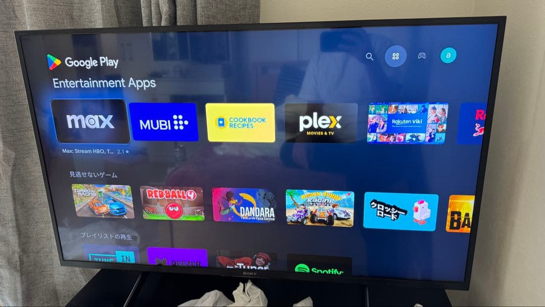 SONY 4K液晶テレビ KJ-43X8000H