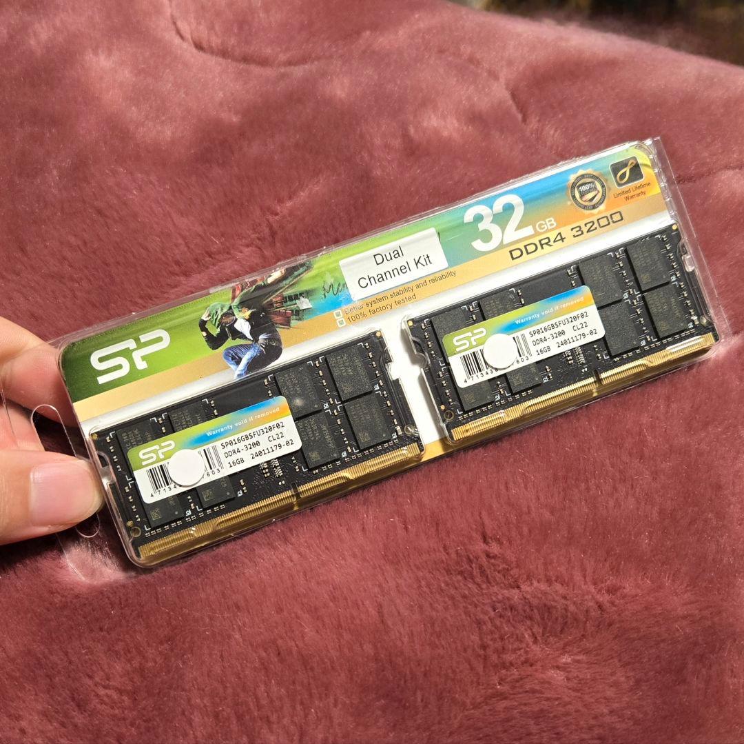シリコンパワー ノートPC用 DDR4-3200 16GB×2枚 (32GB)