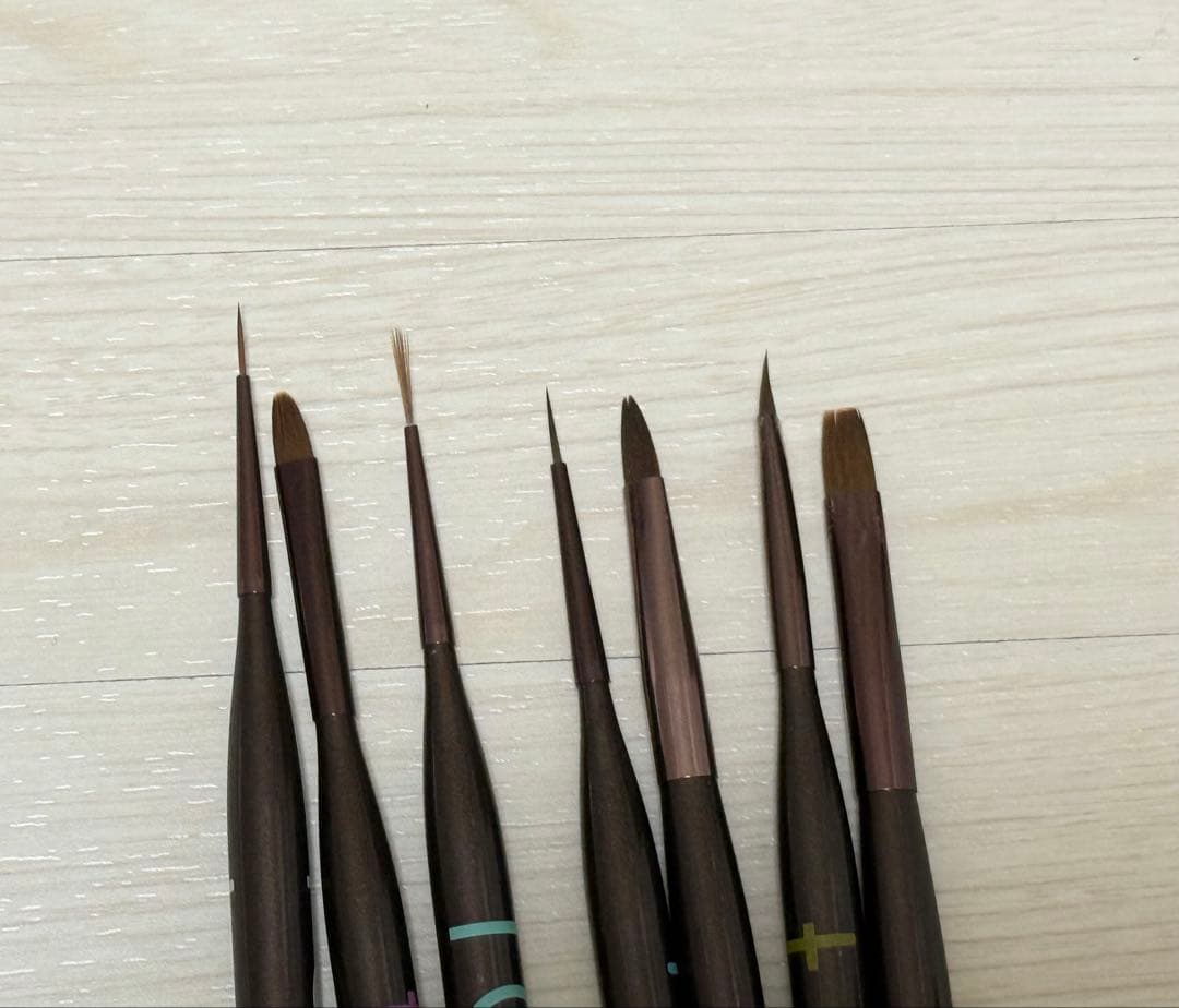 【美品】tati 筆 9本セット ジェルネイル ブラシセット