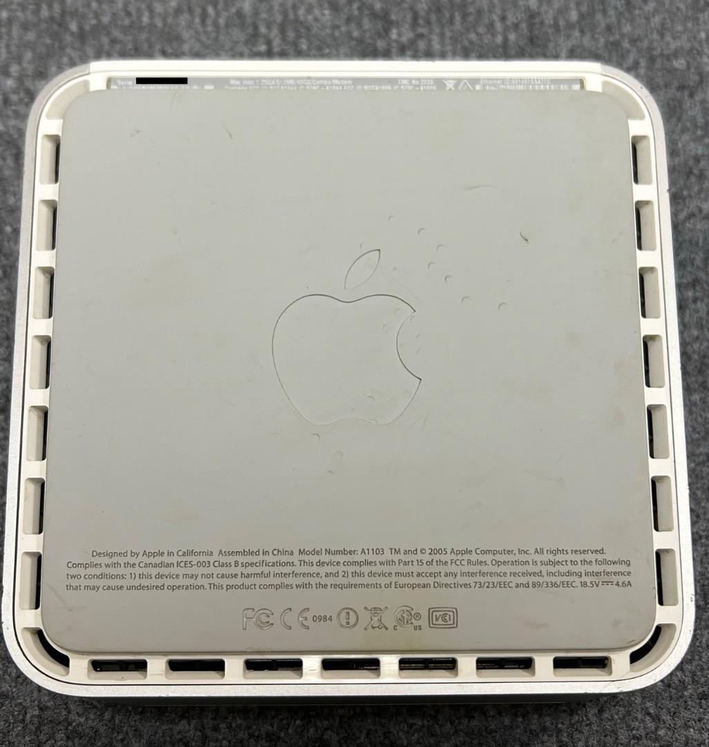 Macデスクトップ Mac mini original PPC G4 1.25 1Gb 40Gb