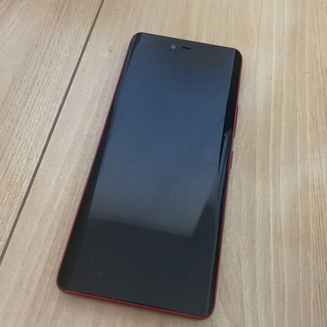 美品 Rakuten Hand 5G 専用ケース付き レッド スマホ 楽天