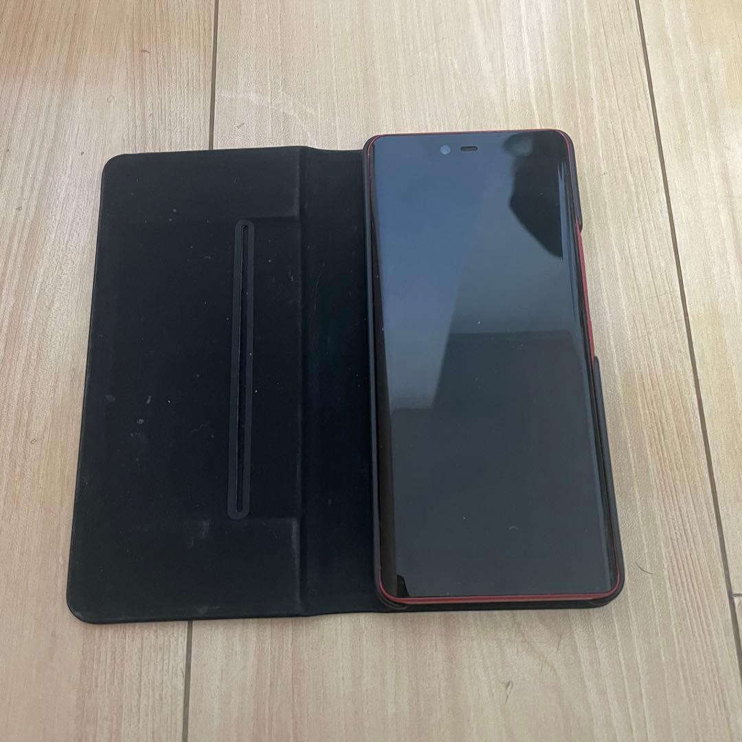 美品 Rakuten Hand 5G 専用ケース付き レッド スマホ 楽天