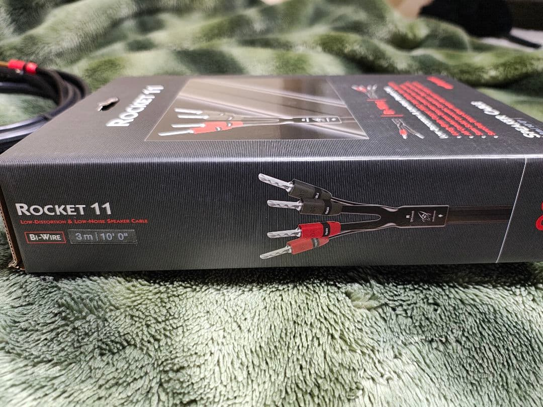 【美品】audioquest ROCKET 11 スピーカーケーブル