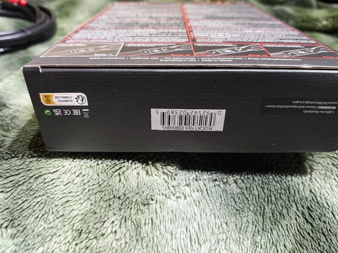 【美品】audioquest ROCKET 11 スピーカーケーブル