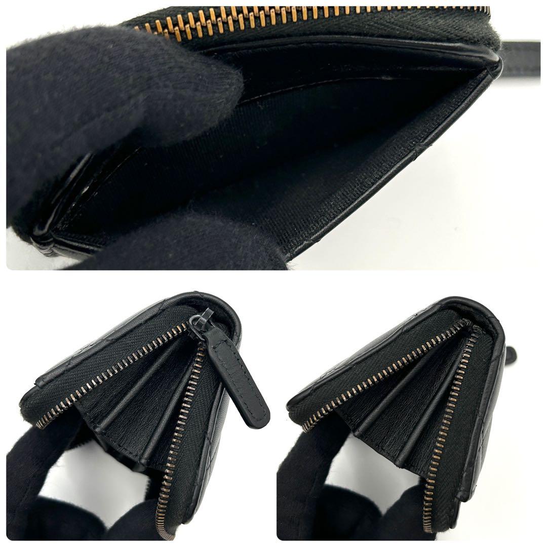 【激レア】シャネル マトラッセ ケース ソーブラック カードケース