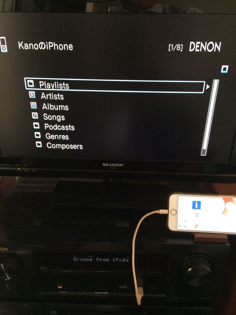 実動品デノン7.2chAVR-X1100W-K Bluetooth／ハイレゾ対応