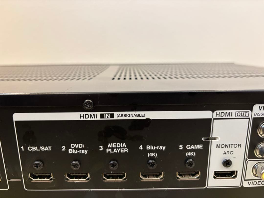 実動品デノン7.2chAVR-X1100W-K Bluetooth／ハイレゾ対応