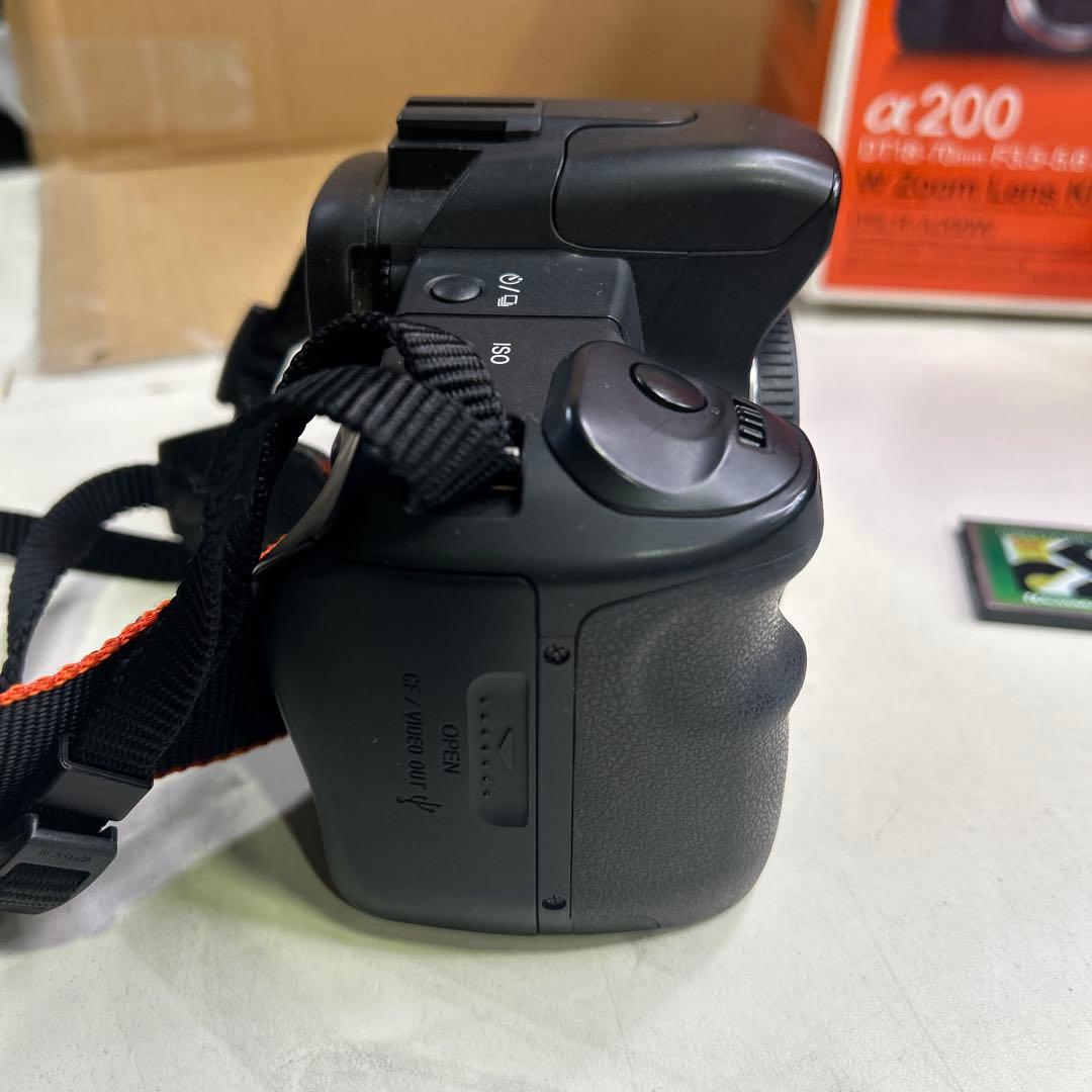 6755 【動作未確認】SONY ソニー α200 ダブルズームレンズ キット