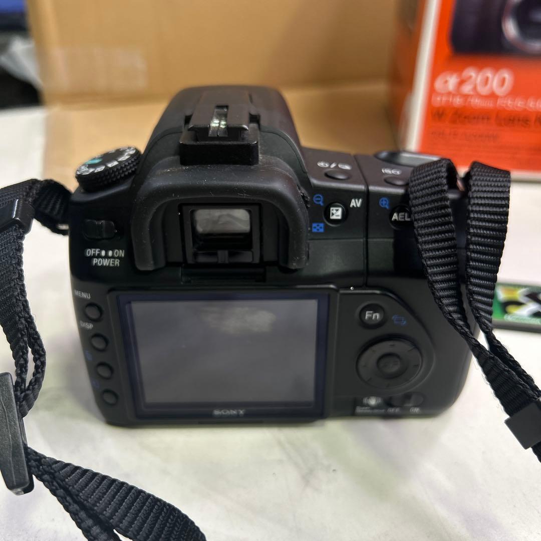 6755 【動作未確認】SONY ソニー α200 ダブルズームレンズ キット