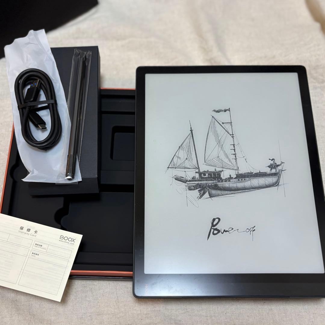 BOOX Tab X 13.3インチA4電子ペーパー Androidタブレット