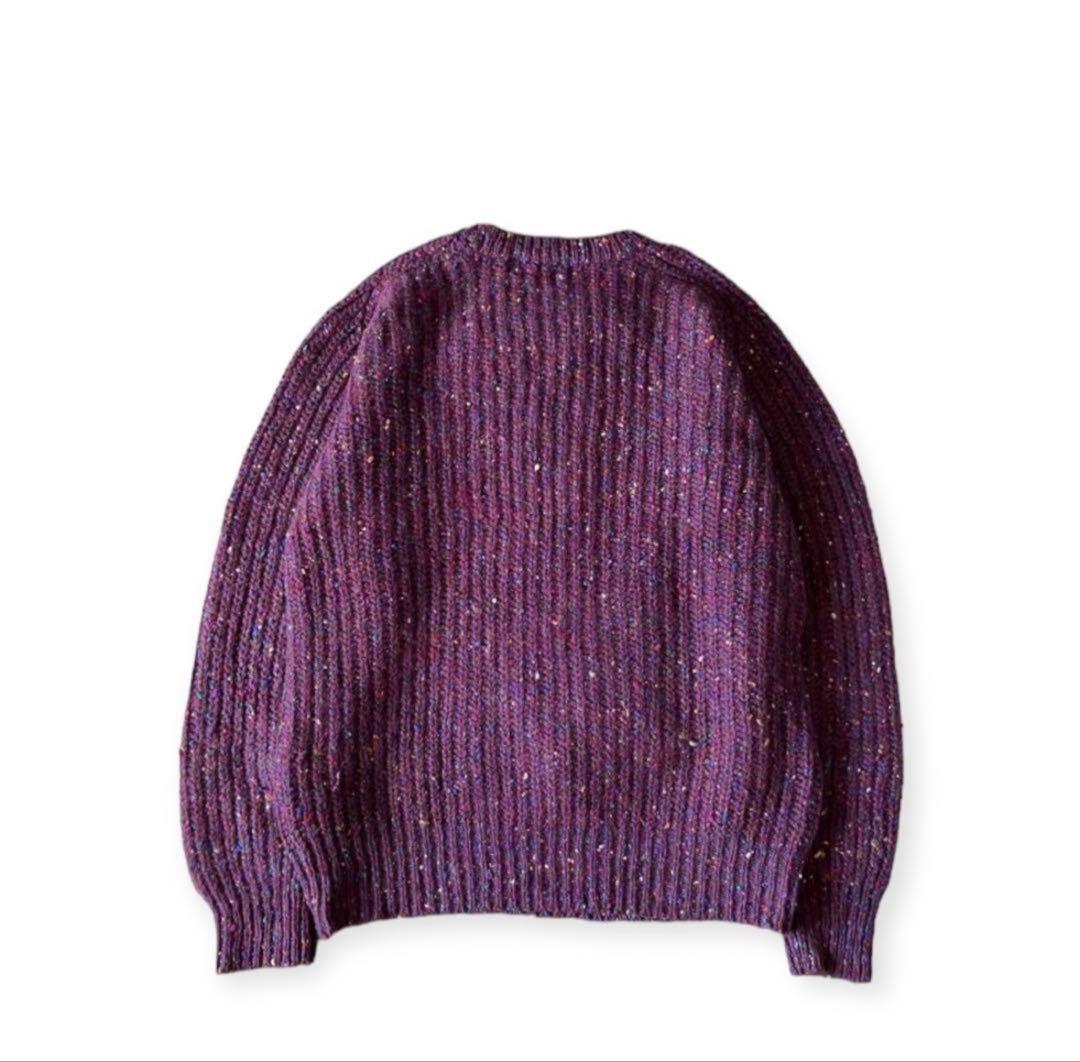90s OLD GAP ネップ ミックス リブ編み ウール ニット セーター