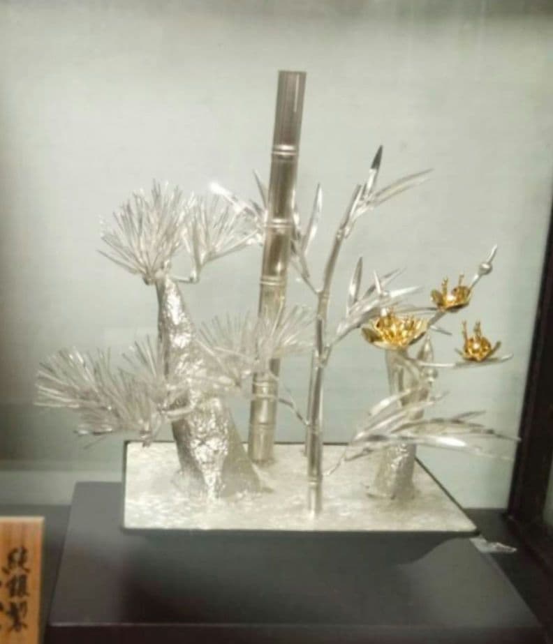 K*U様 ✨入札に変更！純銀 光則作 松竹梅✨