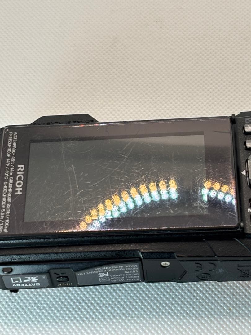 RICOH リコー WG-80 オレンジ★新品プロテクタージャケット付き★