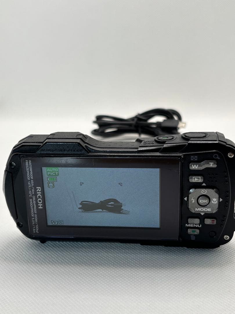 RICOH リコー WG-80 オレンジ★新品プロテクタージャケット付き★