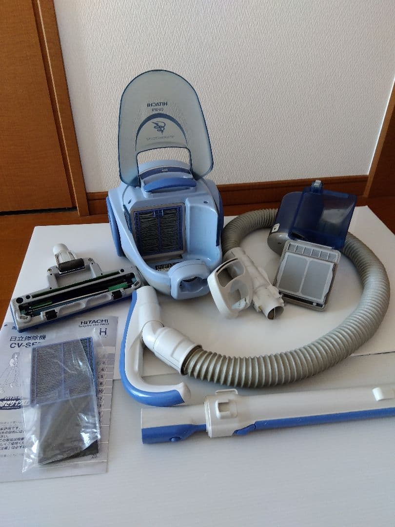 HITACHI サイクロン掃除機 青