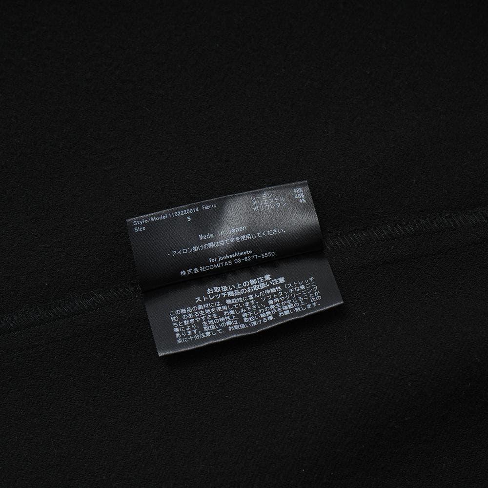 junhashimoto ジュンハシモト セットアップ ブラック 5