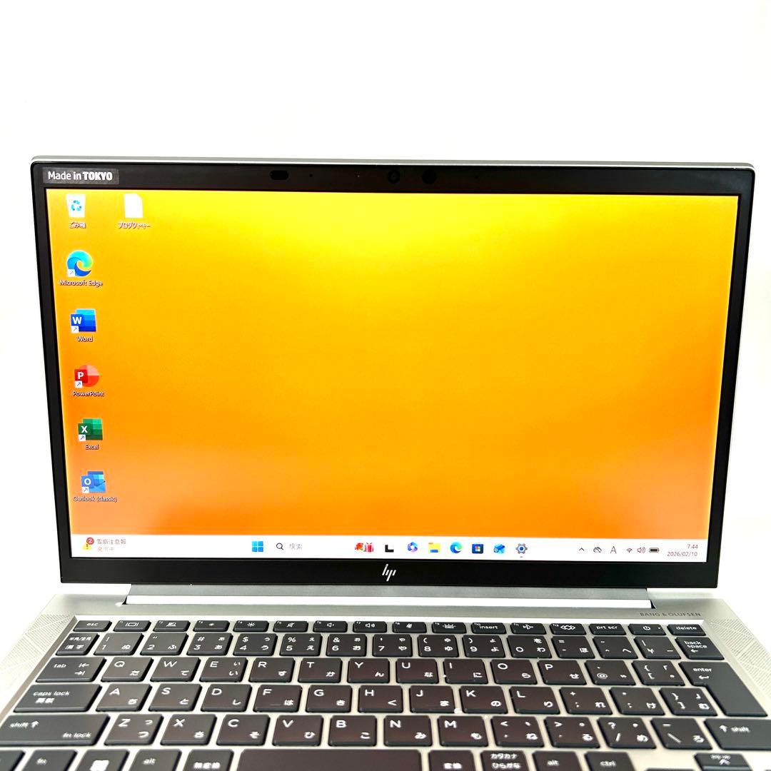 美品 HP 830G8 i5 512GB 16GB 13インチ バッテリー良好