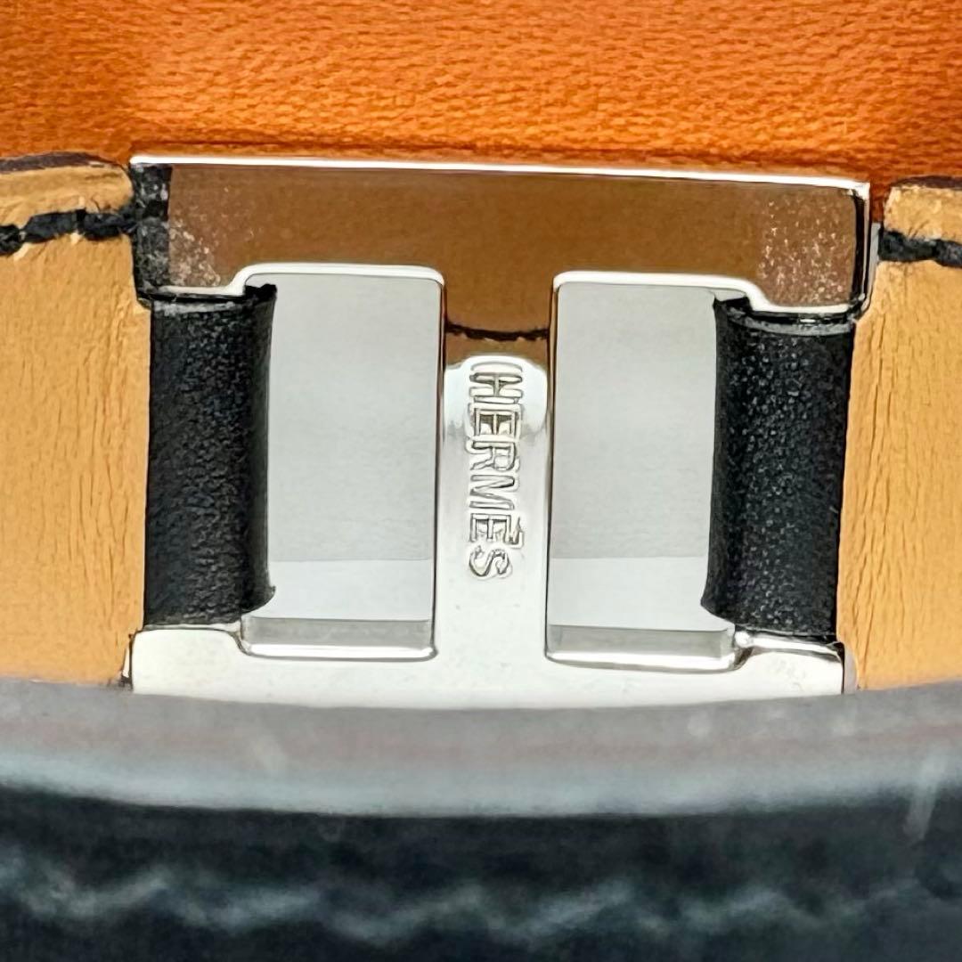 【極美品】 HERMES エルメス H バングル ブレスレット レザー