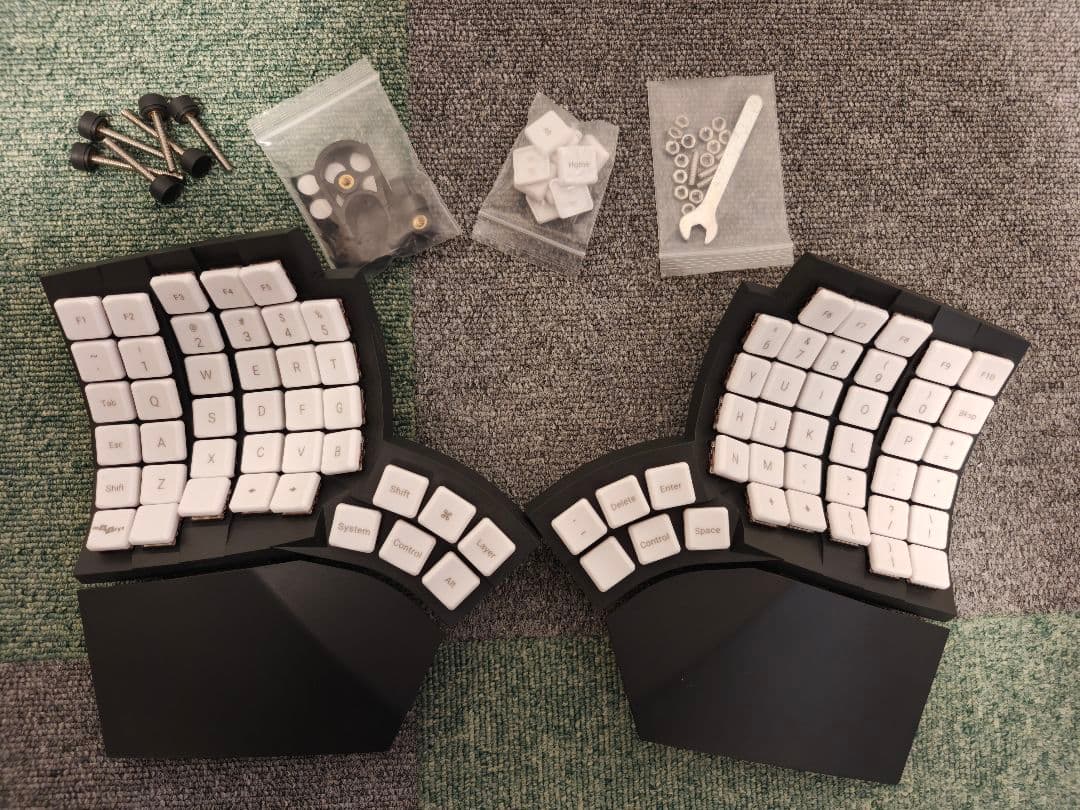 moergo glove 80エルゴノミクス分割型キーボード