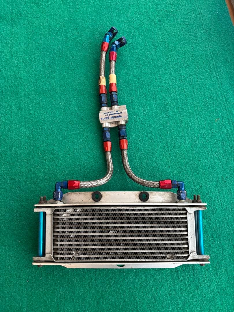 ゼファー750 オイルクーラー　サーモスタット付き