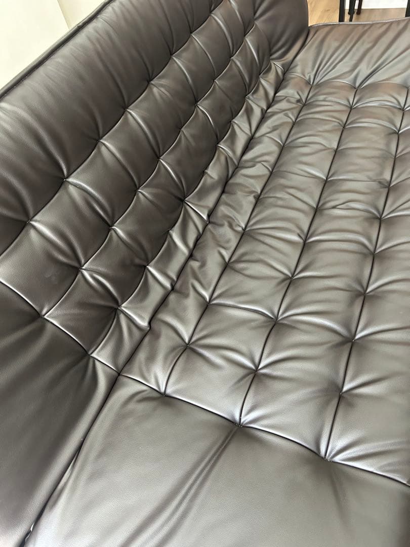 【最安値】ニトリ Nシールド 合成皮革 3wayソファベッド