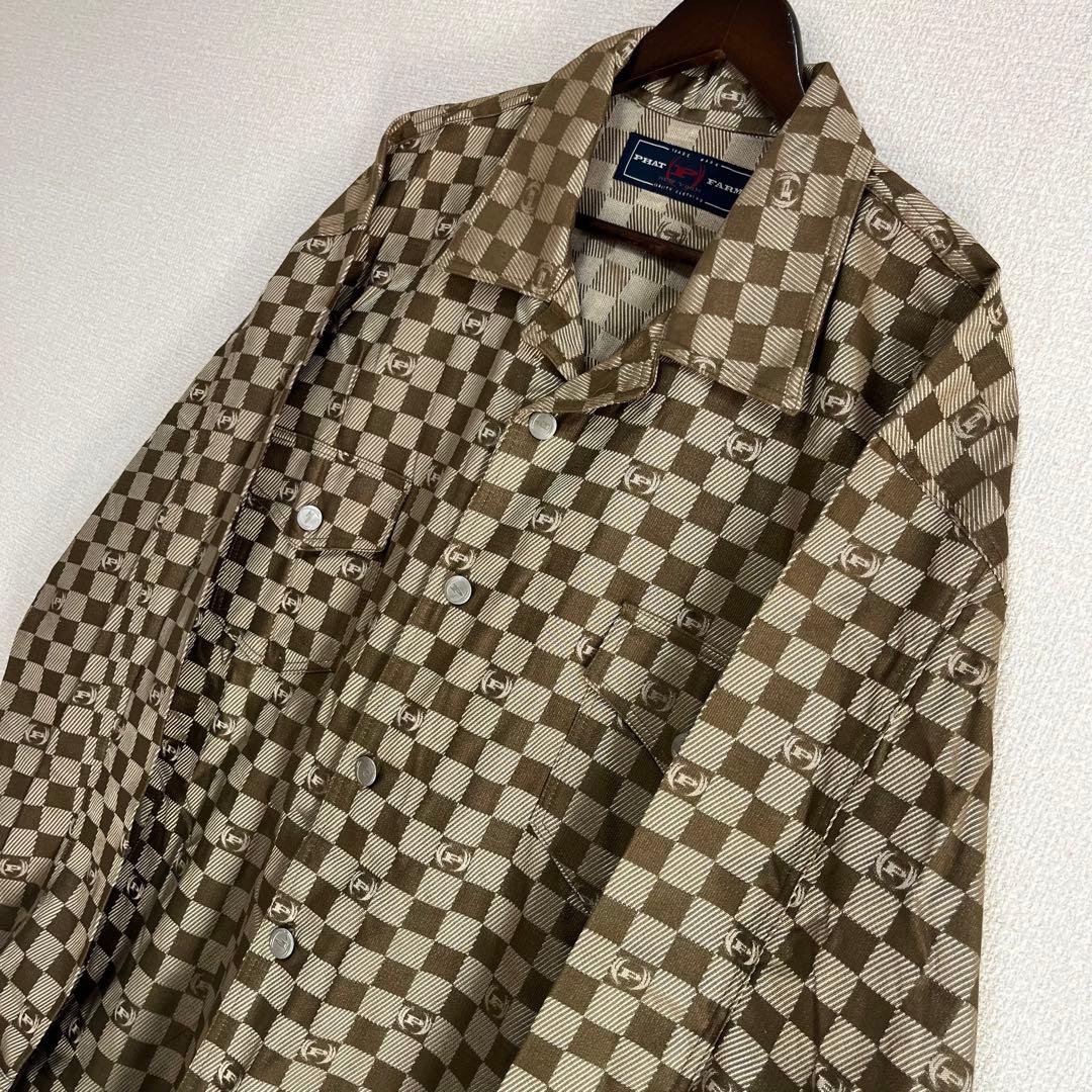 ★激レア PHAT FARM ファットファーム セットアップ ダミエ柄 XXL