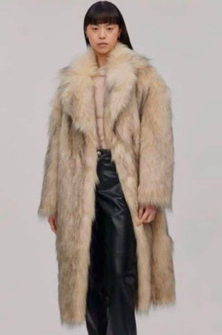 値下げ〖貴重〗毛皮に見えるエコファーで有名なjakke 〖即完売〗