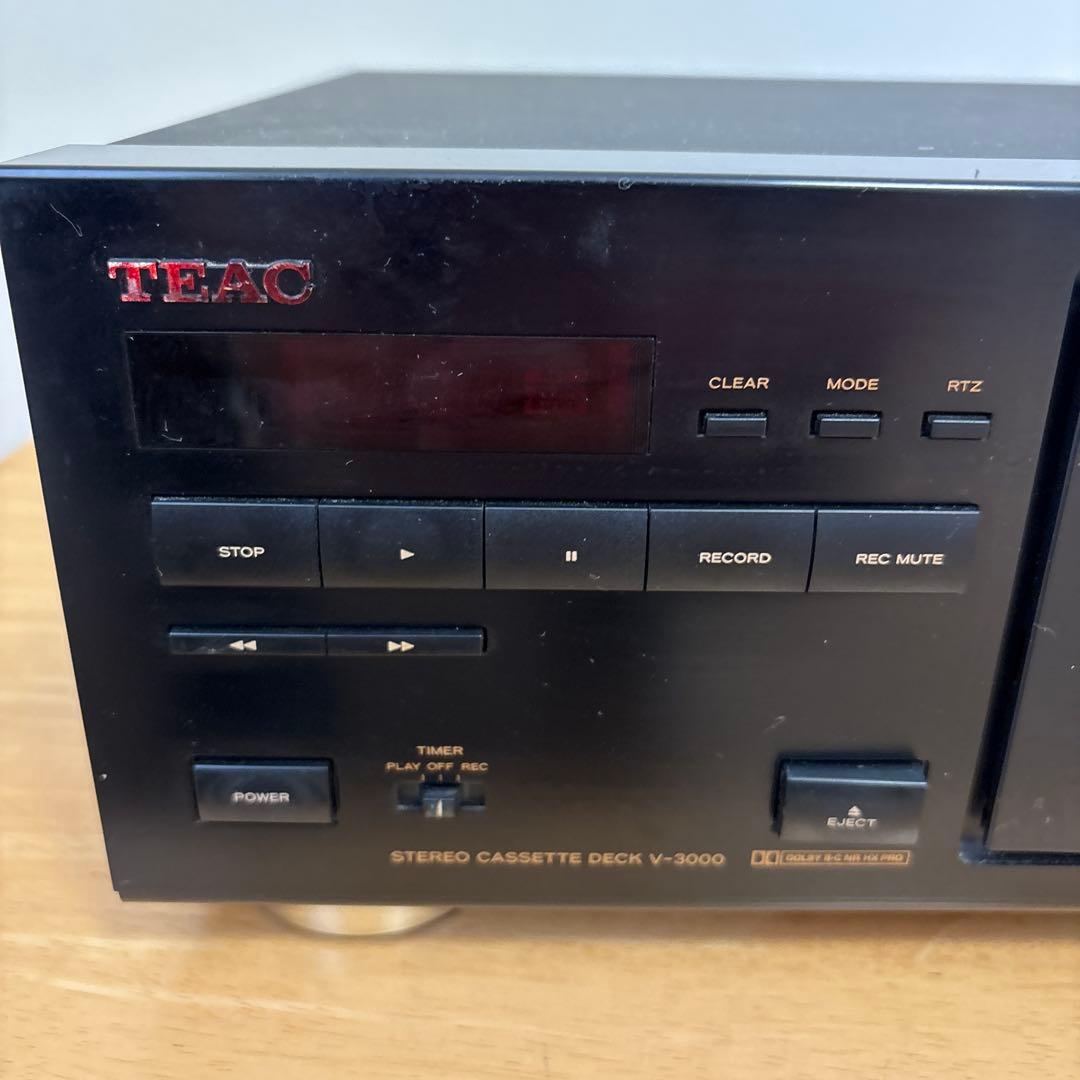 TEAC V-3000ステレオカセットデッキ 中古現状品