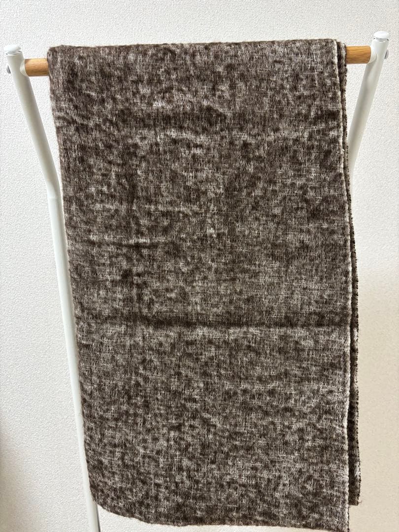 CTHY ヤクウールフリンジストール　ダークブラウン