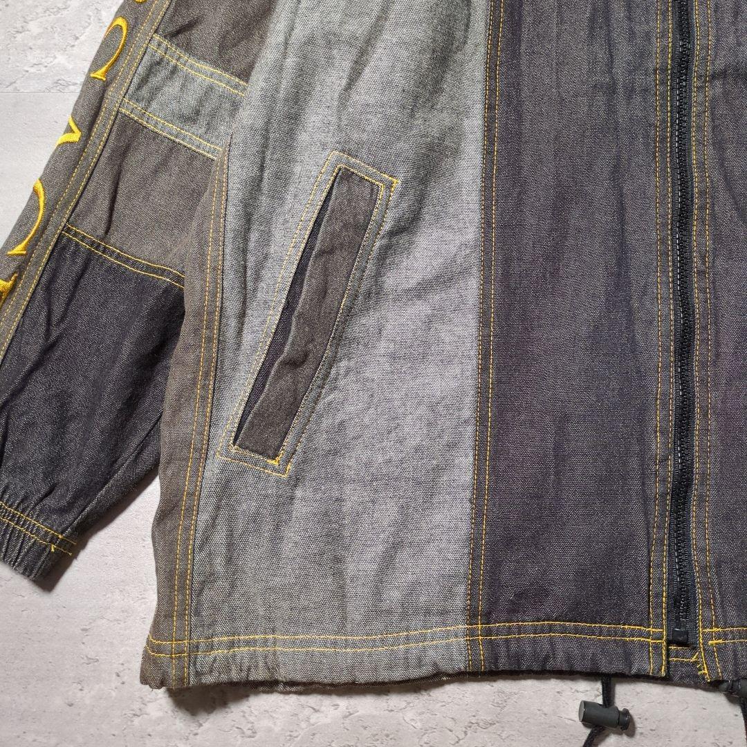 【90s_vintage】A.VERSACE シャンブレー刺繍Jacket