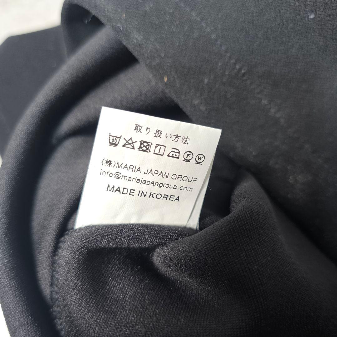 美品 MARIA セーラーパールドレス ワンピース　パール　ブラック