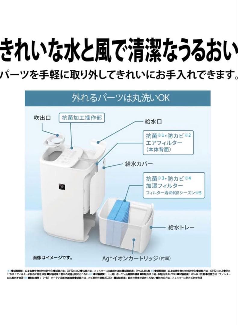新品未開封　SHARP HV-T55-T 加熱気化式加湿器 ブラウン系