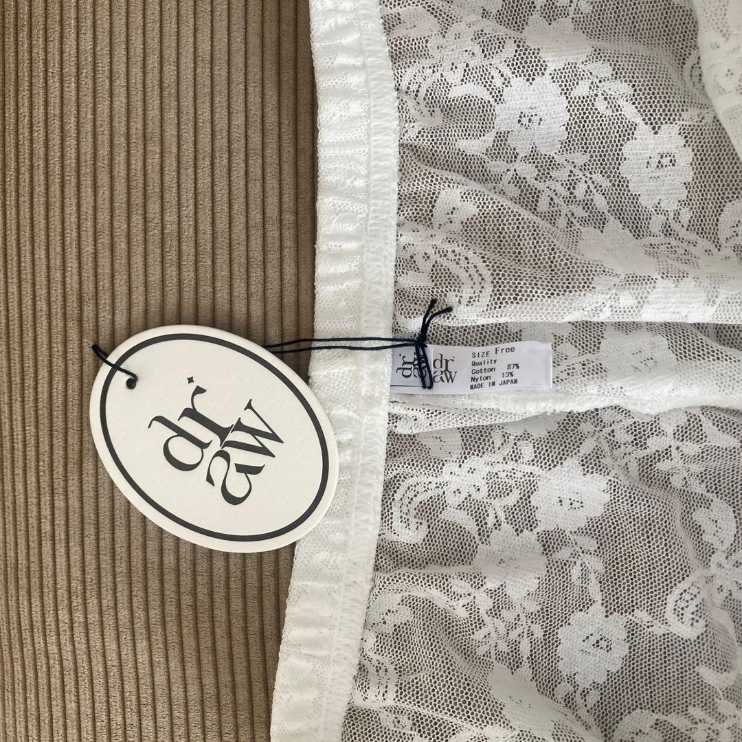 draw drawers レースミニボトム