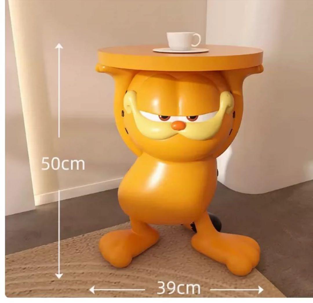 新品 ガーフィールド 特大 インテリア サイドテーブル 置物