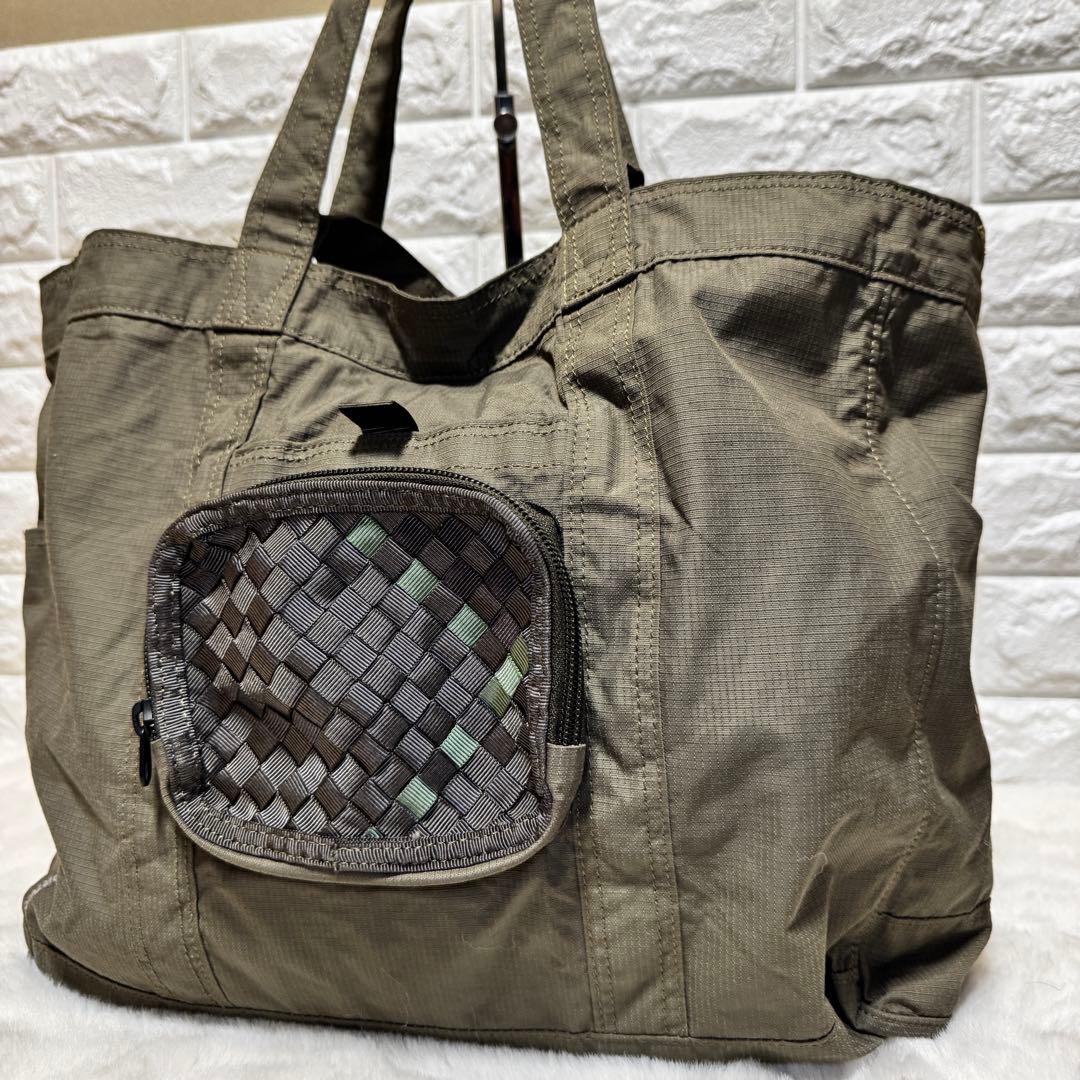 ポーター PORTER パッカブルトートバッグ ナイロン カーキ 吉田カバン