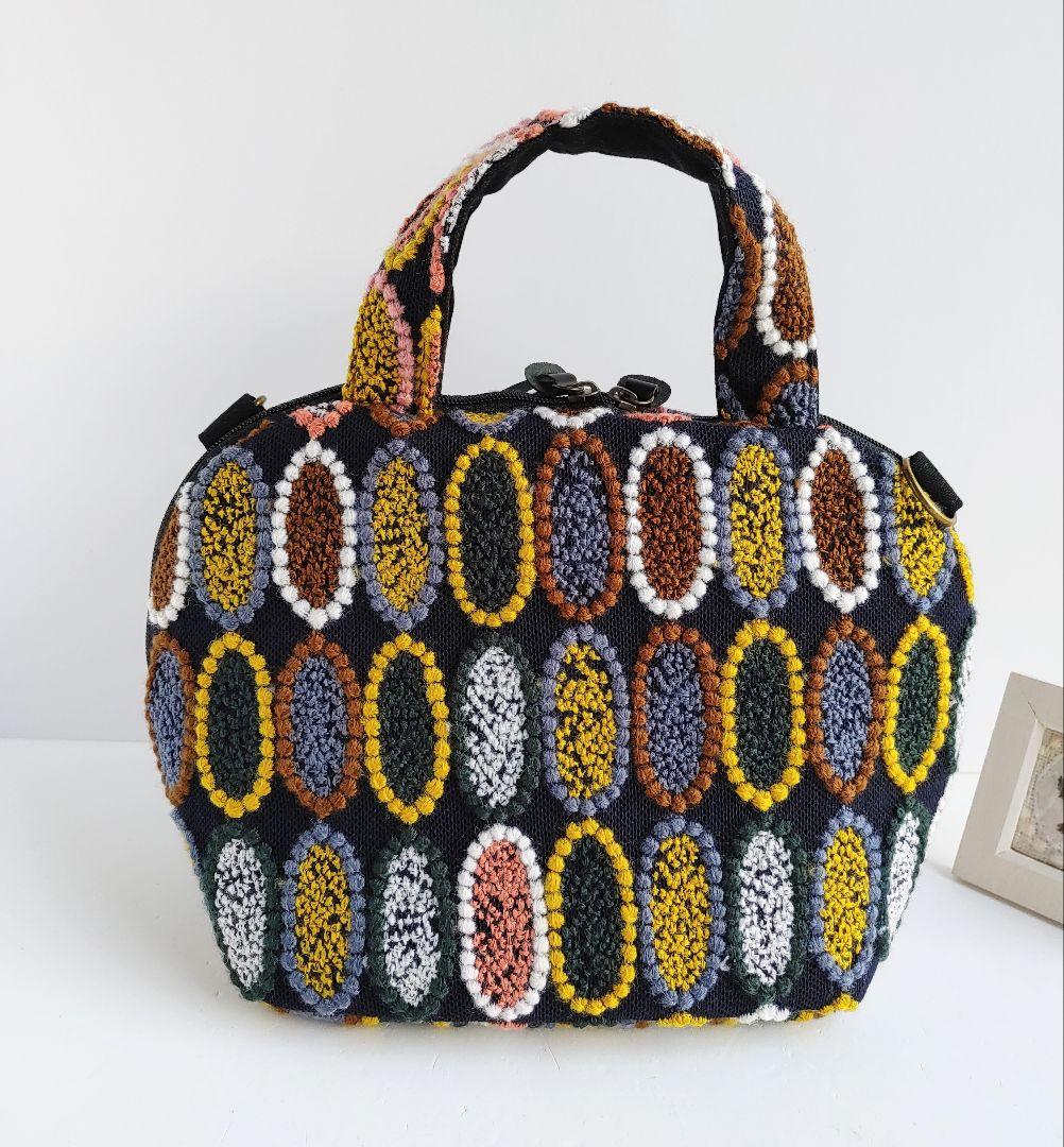 ミナペルホネン 超レア ピンクミッスク ミニサイズファスナーバッグ②