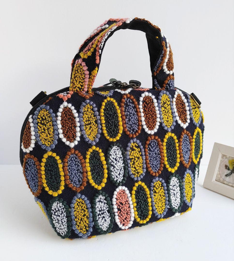 ミナペルホネン 超レア ピンクミッスク ミニサイズファスナーバッグ②