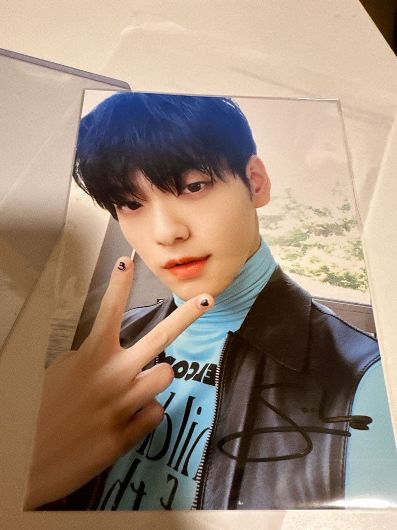 TXT スビン LINEMUSIC 直筆サイン入り生写真